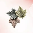 thumbnail image 3 of Masteelf Elegant Tricolor Maple Leaves Brooch for Decoration Assorted Color Alloy Pin Ideal for Gifts and Special Occasions, 3 of 8