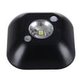 thumbnail image 2 of LED Wireless Motion Sensor Night Light, Mini Battery Powered Lights, Auto-Off After About 15 Seconds, Suitable for Locker, Wardrobe,Stairs,Bookshelf(Black), 2 of 6