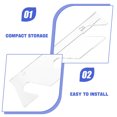 thumbnail image 3 of MERRYHAPY 1Par Soporte Acrílico Transparente Para Exhibir Y Almacenar Skateboards Y Snowboards Con Montaje Sencillo, 3 of 8