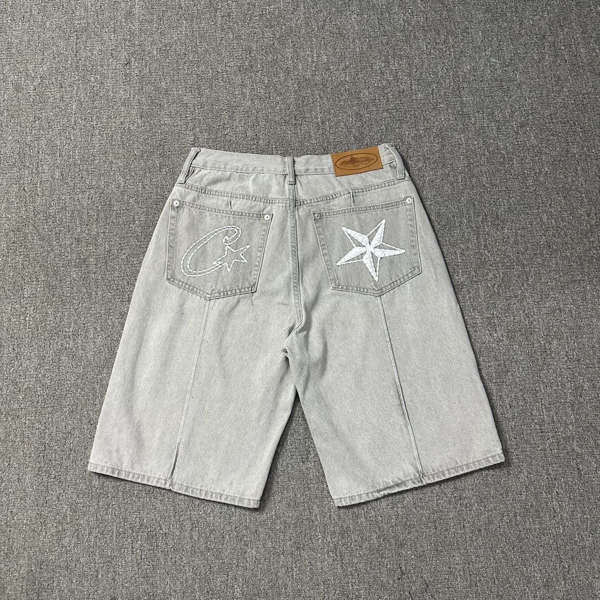 Corteiz Alcatraz jeans new star embroidery American high street