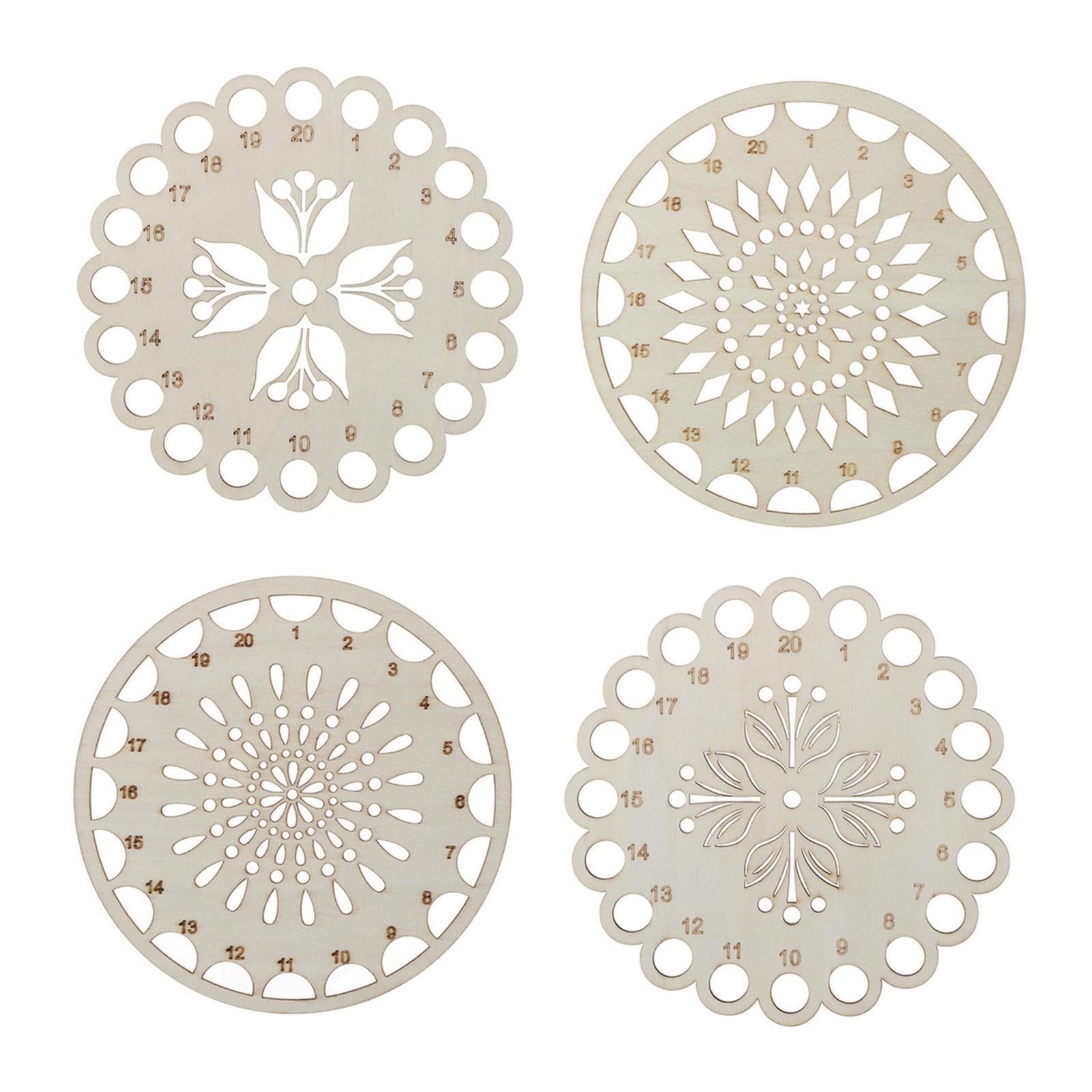 Wooden Embroidery Floss Organizer Yarn Holder Storage Cross Stitch