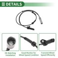 thumbnail image 4 of Unique Bargains ABS Wheel Speed Sensor ABS Sensor Anti-lock Braking System Sensor No.34521163957 for BMW 5 Touring E39 1997-2004 1 Pc Rear Left Rear Right, 4 of 7