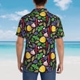 thumbnail image 4 of Disketp Herbs And Spices Hawaiian Shirts for Men,Mens Casual Short Sleeve Button Down Shirts Beach Shirt,Medium, 4 of 7