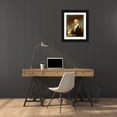 thumbnail image 3 of Stuart, Gilbert 19x24 Black Ornate Wood Framed with Double Matting Museum Art Print Titled - Matthew Clarkson 1794, 3 of 4