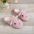 thumbnail image 3 of BERANMEY Cute Animal Slippers for Womens Mens Fuzzy 30D Cartoon Womens Slippers Plush Closed Toe Winter Indoor House Slippers Perfect Soft Plush Comfy Warm Slip-On Slippers Indoor Fluffy, 3 of 6