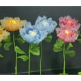 thumbnail image 2 of Silk Flower Automatic Opening Closing Mechanical Artificial Flowers Wedding Event Stage Window Layout Christmas Party Home Decor, 2 of 19