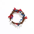 thumbnail image 2 of Napkin Rings, 4th of July Napkin Ring Holder Patriotic Napkin Rings Blue Red White Napkin Buckle for Independence Day, Dinning Table Parties Decoration(1 pc), 2 of 6
