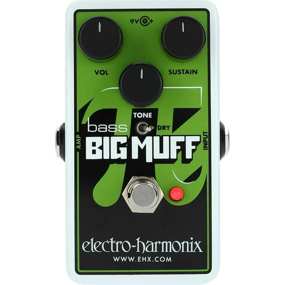 Electro-Harmonix Nano Bass Big Muff Pi Fuzz Sustainer Pedal