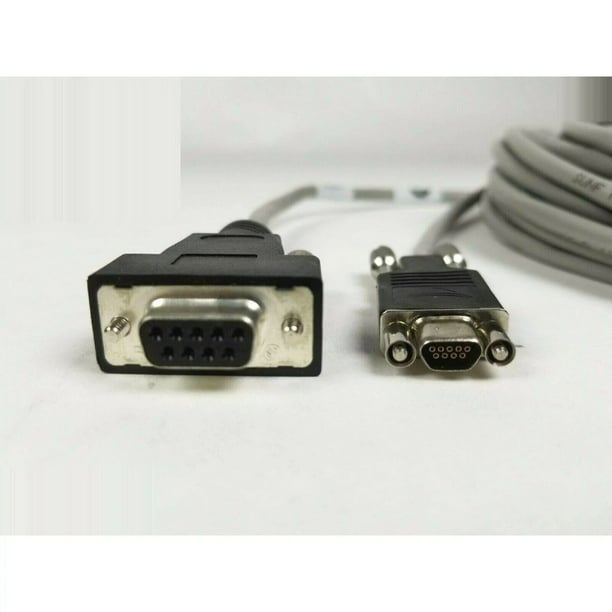 25FT EMC Null Modem MicroDB9 Male to DB9 Female Serial Cable 038003
