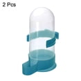 thumbnail image 3 of Uxcell 500ml Automatic Pigeon Feeder Bird Cage Waterer Hanging Drinker Water Dispenser, Blue 2 Pack, 3 of 5