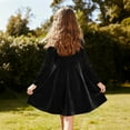 thumbnail image 7 of Tdoqot Girls Velvet Party Dresses- Full Length High Waist Casual Soft Kids Dance Pants Black Size 5, 7 of 7