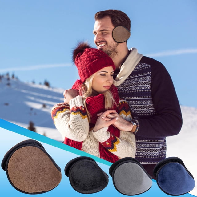 Warm Earmuffs, Soft Back-worn Design, Hypoallergenic Material, Trendy Style, for Men, Outdoor Protection, Winter Gear, Lightweight Comfort, Ear Coverage, Fashionable Accessory, Travel Ready,