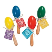 Shake for a Kiss Maracas with Tags, Party Supplies, Wedding, 24 Pieces