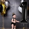 thumbnail image 5 of Black balloon foil balloons, digital birthday party decorations, digital balloons, 5 of 6
