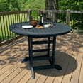 thumbnail image 5 of Highwood's 48" Round 5-pc Lehigh Dining Set - Counter Height, Outdoor, Eco-friendly, Synthetic Wood, 5 of 9
