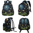 thumbnail image 4 of Starry Plants Adjustable Shoulder Strap Beach Backpack with Large Capacity, Printed Design, Lightweight, 4 of 6