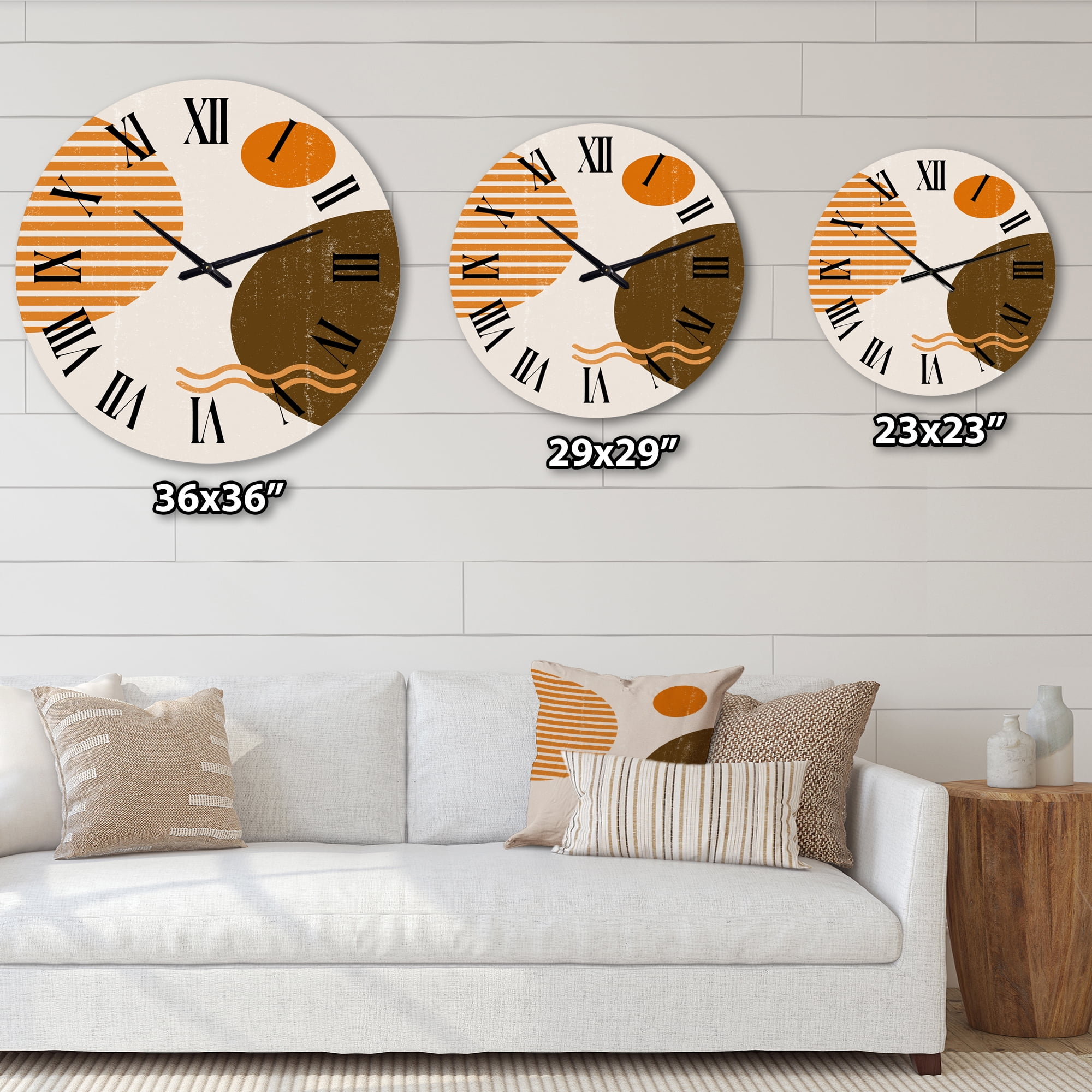 Designart 1 in Quartz Modern/Contemporary Wall Clock