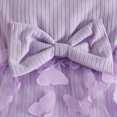 thumbnail image 6 of Baby Onesies Girl Baby Girl Summer Clothes Cute Newborn Girl Outfits Sleeveless Lace Solid Color One Piece Romper + Headband 2pcs Set, 6 of 7