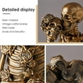 Halloween Skeleton Cute Halloween Decorations Couple Sculpture Home