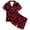 A-Brick Red268, variant on Toddlers And Kids Halloween Pajamas Set For Girls Satin 2 Pcs Pjs Bat Printed Short Sleeve Sleepwear Shorts Set 2-13Y