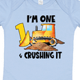 thumbnail image 4 of Inktastic I'm 1 and Crushing It Construction 1st Birthday Boys or Girls Baby Bodysuit, 4 of 5