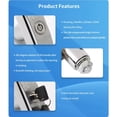 thumbnail image 2 of ARCADORA Pin Tumbler Security Lock For Vending Machines Arcade Games Car Wash Machines Zinc Alloy Material Sliver Colour 3 Keys Set, 2 of 9