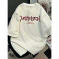 thumbnail image 1 of Men's Retro Angel Wings Graphic Cotton T-Shirt - Casual Loose Fit, Short Sleeve, Round Neck, Lightweight & Breathable, Summer Streetwear for Everyday Use, 1 of 5