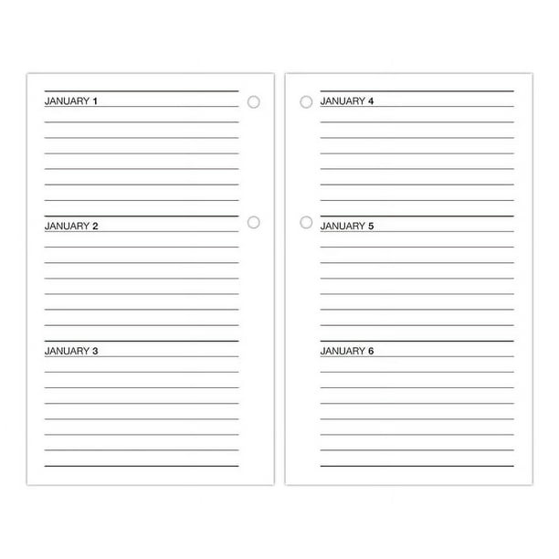 At-A-Glance 2015 Desk Calendar Refill Pad, 5 X 8 Inches - Daily Planner Pages, Fits E58 Base