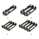thumbnail image 4 of Tholdsy Soporte para caja de batería versátil, fácil de instalar y se adapta a varios tipos de batería, funda para banco de energía 18650s Electrónica tres, 4 of 6