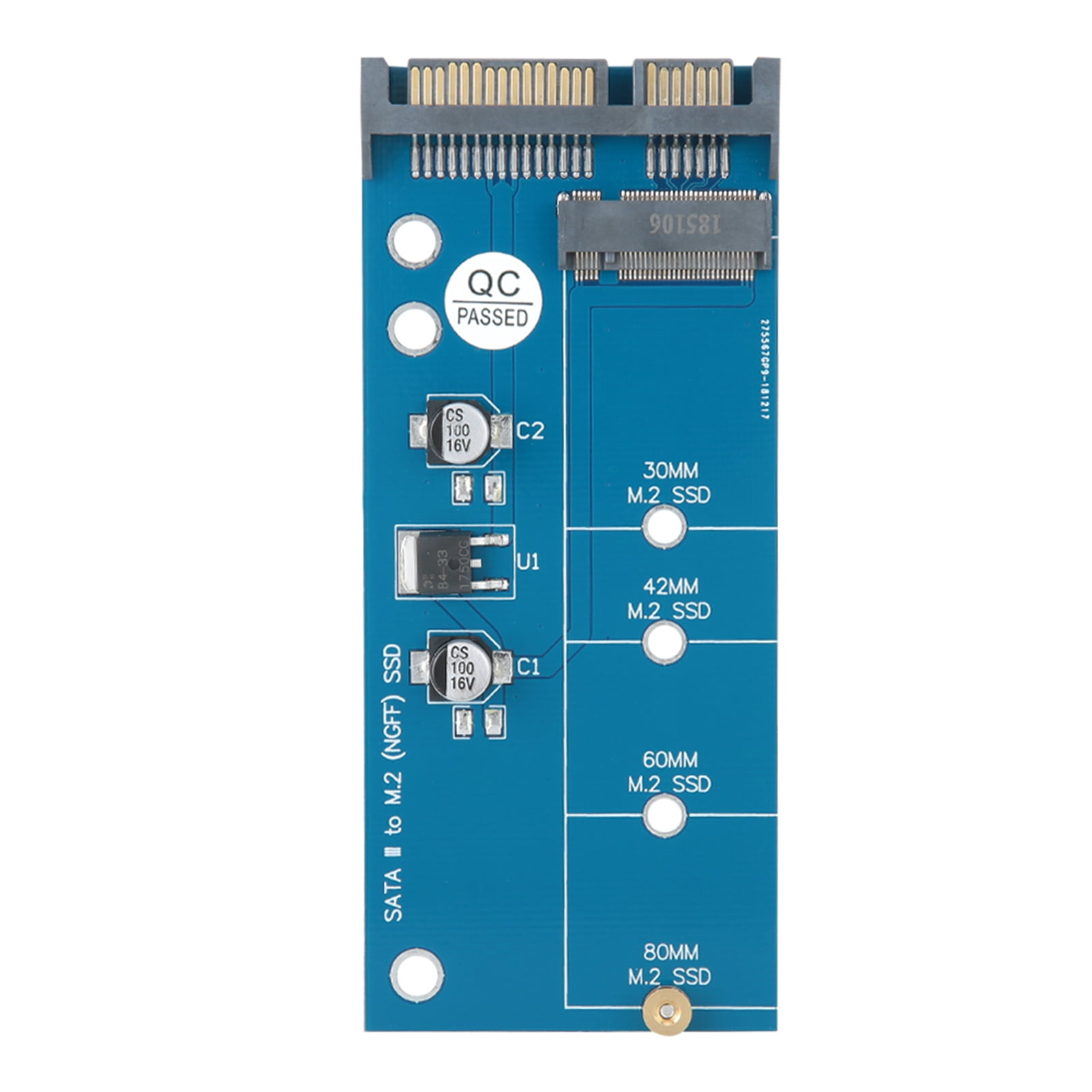 Adapter Card M.2 SSD Adapter, M.2 To SATA Adapter, NGFF M.2 To SATA Riser Card Adapter TypeB