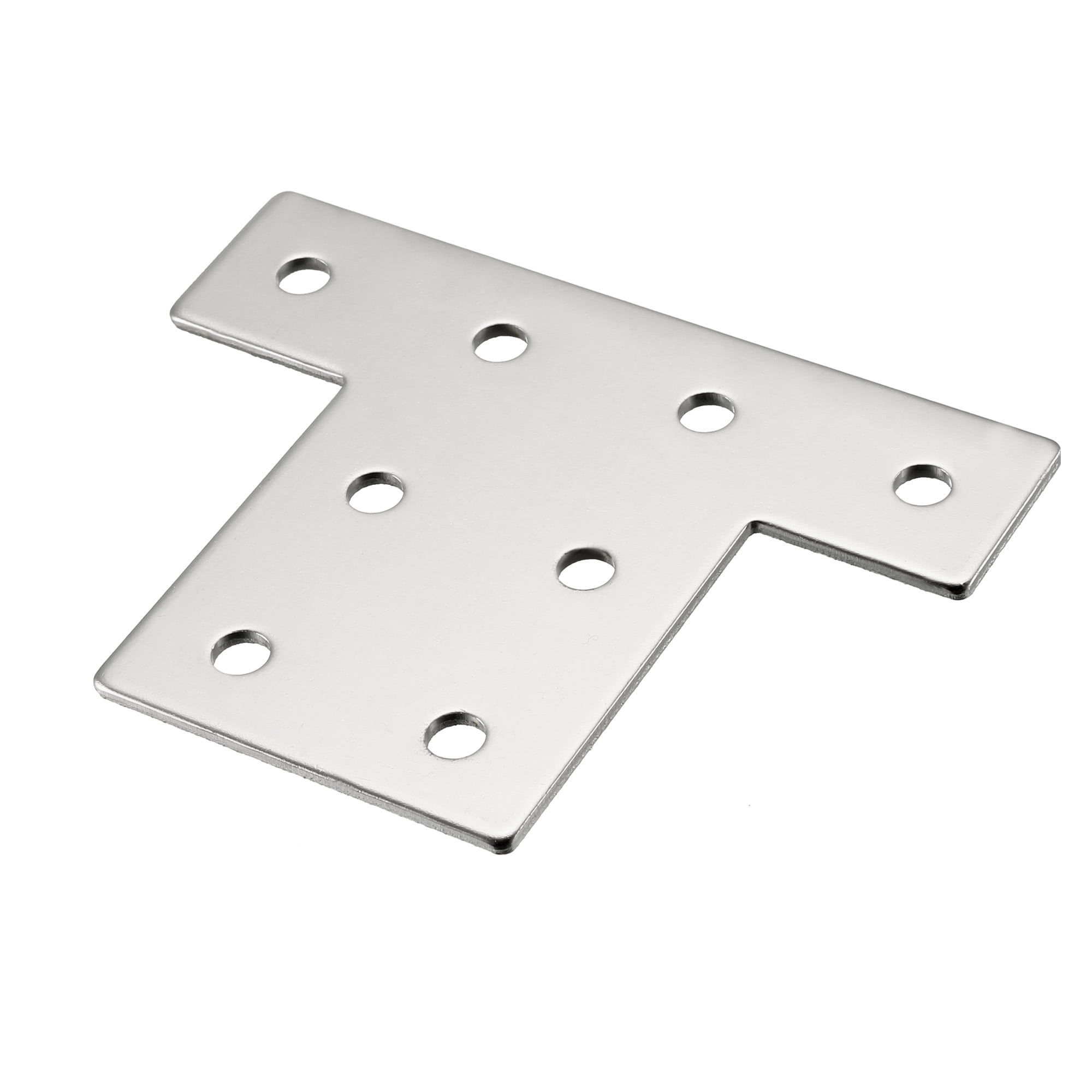 Flat T Shape Repair Mending Plate, 86x115x2.5mm Carbon Steel Joining