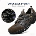 thumbnail image 6 of CHICVOMEY Comfortable Sneakers for Men Lightweight Breathable Slip-On Hiking Shoes Non-slip Wear Resistant Outdoor Sneakers Ideal for Summer Beach and Camping, 6 of 8
