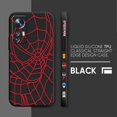thumbnail image 3 of Case For Xiaomi 13 12 12S 11 11T 10 10S 9 9SE 8 8SE Pro Ultra Lite Colour Simple Liquid Silicone Case Marvel Spider-Man RED Line, 3 of 5