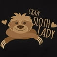 thumbnail image 3 of CafePress - Crazy Sloth Lady T Shirt - Women's Traditional Fit Dark T-Shirt, 3 of 4
