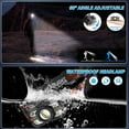 thumbnail image 6 of Headlamp Rechargeable, LED Headlamp with Red Light, 2Pack Headlamps for Adults, Head Lamps LED Rechargeable, Headlight Motion Sensor, Head Lights for Forehead Hardhat Running Hunting Camping, 6 of 6