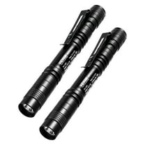 VEVOR Pen Light, 2-Pack 100 Lumens Pocket Flashlight with Clip, IPX4 Waterproof Portable Penlight, Compact and Lightweight for Tight Spaces, Work, Inspection, Emergency, Mechanics, Outdoor Use