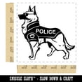 thumbnail image 2 of German Shepherd K-9 Police Dog Self-Inking Rubber Stamp Ink Stamper - Blue Ink - Large 1-1/2 Inch, 2 of 7