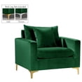 thumbnail image 4 of Meridian Furniture Naomi Velvet Accent Chair in Green, 4 of 9