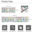 thumbnail image 3 of Yayeee Faucet Mat for Kitchen Sink 14.7" Diatomite Long Splash Guard Pad, Blue Triangles, 3 of 7