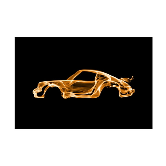 Trademark Fine Art Octavian Mielu Porsche 911 Turbo Canvas Wall Art - 16x24