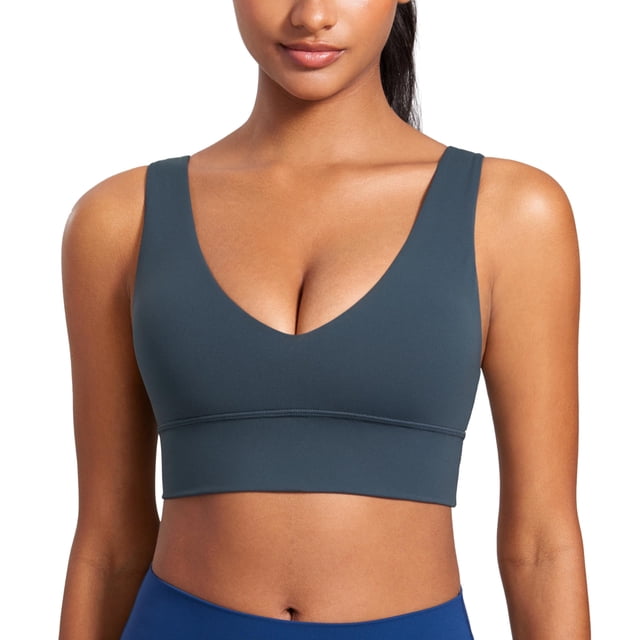 Top Deportivo CRZ YOGA Butterluxe con Escote en V y Espalda en U sin Aros
