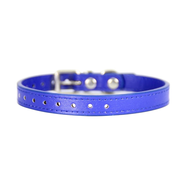 Collar de parto ajustable para perros Methold Tubos y túneles para animales pequeños Azul oscuro