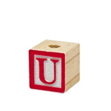 unfinished wooden alphabet blocks