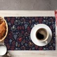 thumbnail image 6 of Placemats Set Of 4 / 6, Thanksgiving Seamless Pattern Placemats For Dining Table Indoor/Outdoors Heat Resistant Washable Placemats 18" X 12", 6 of 7