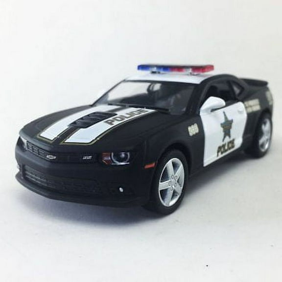 5" Kinsmart 2014 Chevrolet Camaro Police Car 1:38 Chevy Cop Diecast Model