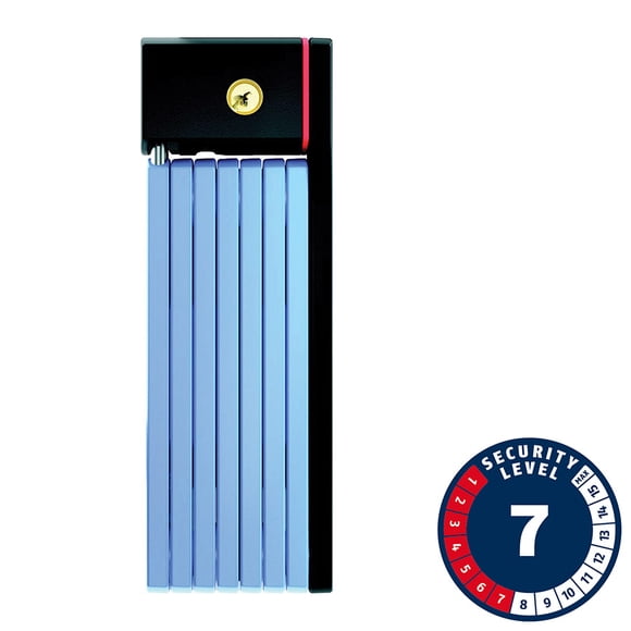 Abus, Bordo Big uGrip 5700, Folding Lock, Key, 100cm, 3.3', 5mm, Blue