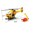 thumbnail image 4 of Set de accesorios para vías de tren de madera con helicóptero de rescate, 4 of 7