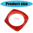 thumbnail image 5 of Eye Catching Thick Resin Bracelet Colorful Modern Bangle Jewelry Gift For Her, 5 of 20