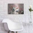 thumbnail image 5 of Luxe Metal Art 'Flower Crown Pit Bull 3' by Furbaby Affiliates, Metal Wall Art, 24"x16", 5 of 8