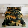 thumbnail image 2 of Homewish Teens Smoky Jungle 3 Pieces Queen Comforter Set,Botanical Plants Ultra Soft Bedding Sets,Abstract Woodland Bedding Comforter Set Breathable,Ultra Soft Home Decor,Reversible, 2 of 8